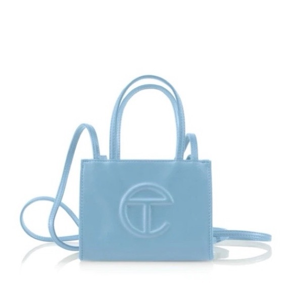 NWT Telfar Small Pool Blue Shopping Bag - Picture 12 of 15